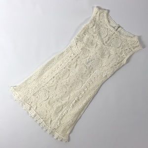 Small Ivory Vintage Style Lace Rehearsal Dress